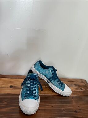 Converse Chuck Taylor Il Lunarlon Shoes Men’s 10 Women’s 12 Reflective Blue